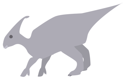 恐竜（パラサウロロフス）