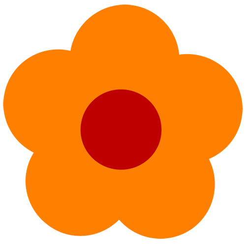 花（オレンジ）